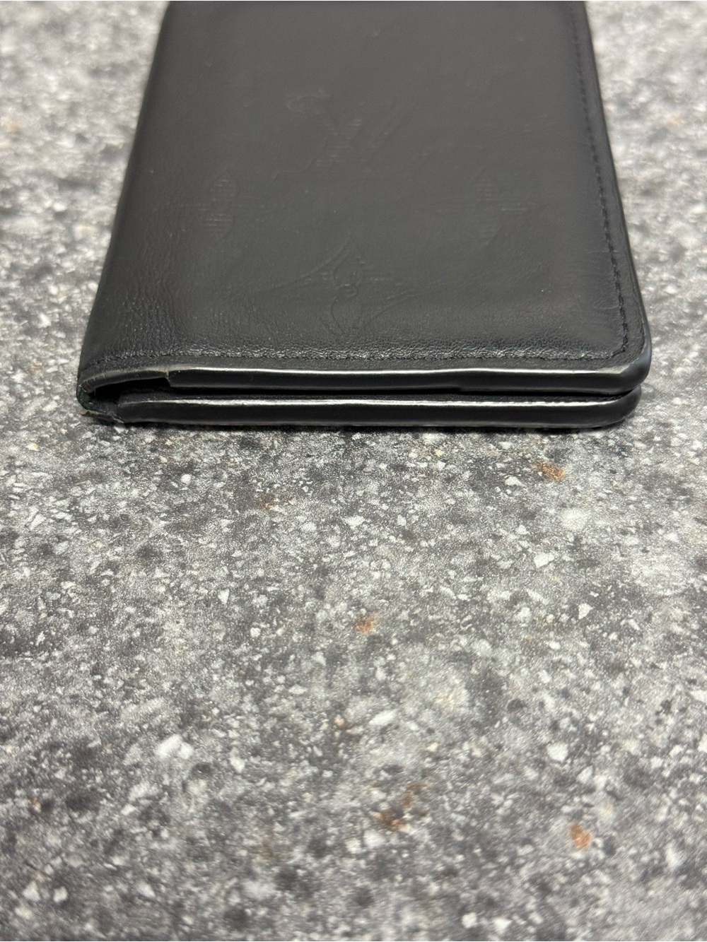 Louis Vuitton Black Calf Leather Monogram Shadow Pocket Organizer M62899 $570 - Picture 3 of 16